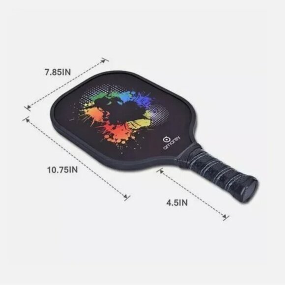 Pickleball Paddle Racket Graphite Honeycomb Core Lightweight Cushion Grip - Picture 4 of 5